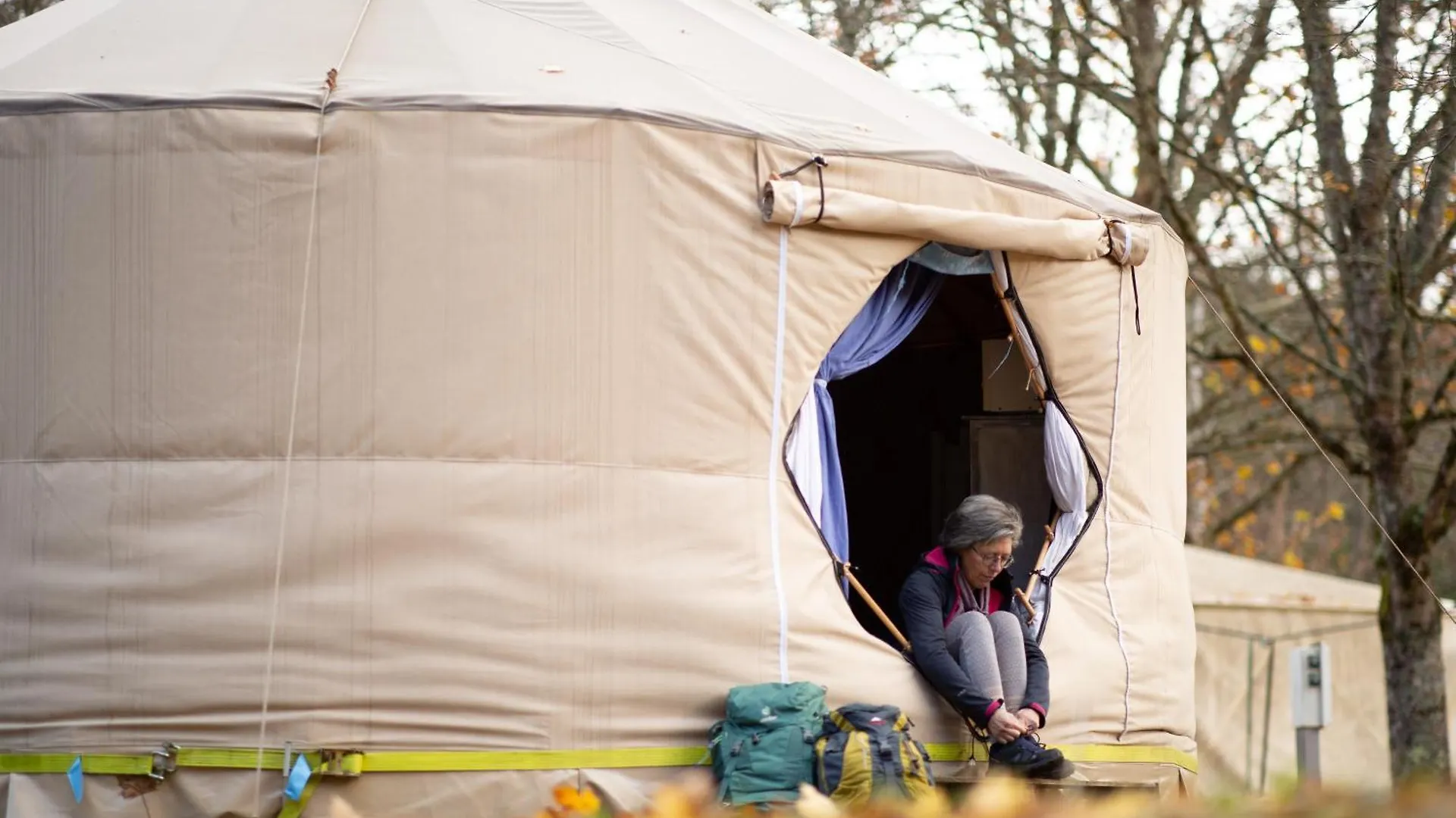 Tentes Canadienne - Camping Des Trois Rivieres Bassignac