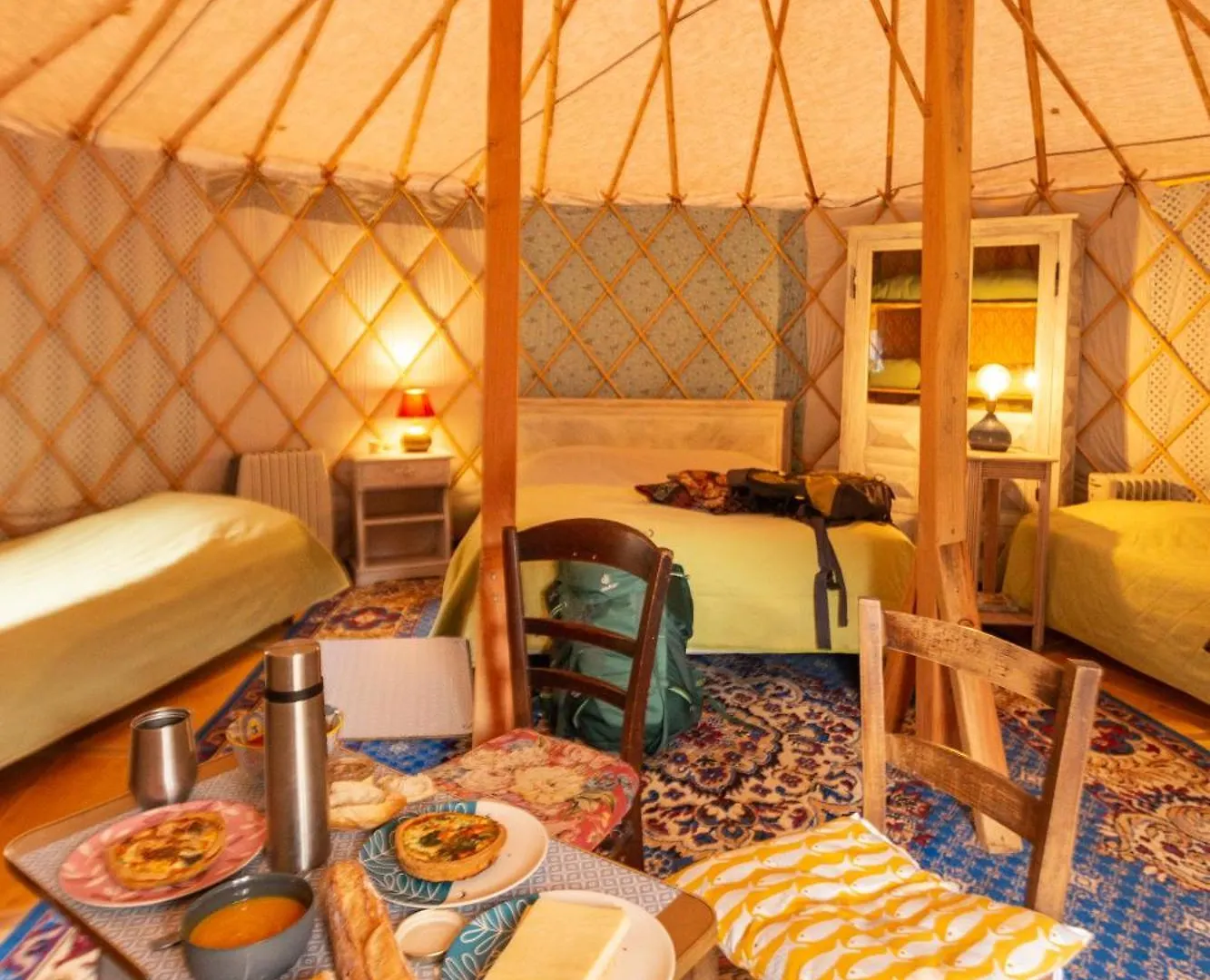 Tentes Canadienne - Camping Des Trois Rivieres Bassignac France